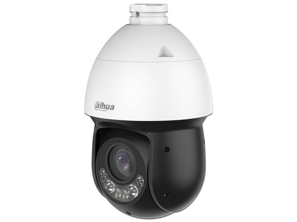Cámara IP PTZ Dahua, 4 Megapixeles, Zoom Óptico 25x, IR 100m, Luz Cálida 50m, Detección Facial, Autotracking, Protección Perimetral, IP67, PoE.