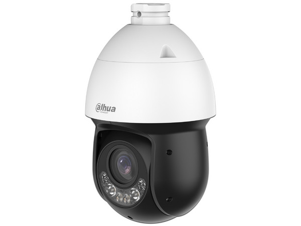 Cámara IP PTZ Dahua, 8 Megapixeles, Zoom Óptico 25x, IR 100m, Luz Cálida 50m, Protección Perimetral, Detección Facial, IP67.