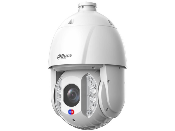 Cámara Tipo Domo IP PTZ Dahua DH-SD6E425MB-HNR-A-PV1 de 4MP (2560 x 1440), Lente de 5mm, IR hasta 250m, Luz Cálida de hasta 100m, IP66, Color Blanco.