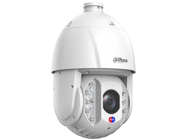 Cámara Tipo Domo IP PTZ Dahua DH-SD6E425MB-HNR-A-PV1 de 4MP (2560 x 1440), Lente de 5mm, IR hasta 250m, Luz Cálida de hasta 100m, IP66, Color Blanco.