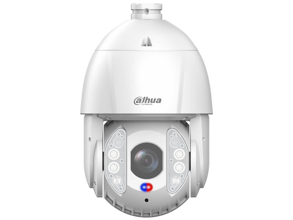 Cámara Tipo Domo IP PTZ Dahua DH-SD6E425MB-HNR-A-PV1 de 4MP (2560 x 1440), Lente de 5mm, IR hasta 250m, Luz Cálida de hasta 100m, IP66, Color Blanco.