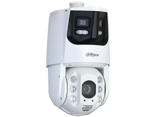 Cámara PTZ Dahua DH-SDT6C425-4P-GB-APV-0280 de 4MP (2560 x 1440), Lente de 2.8mm, IR hasta 200m, IP66, Color Blanco.