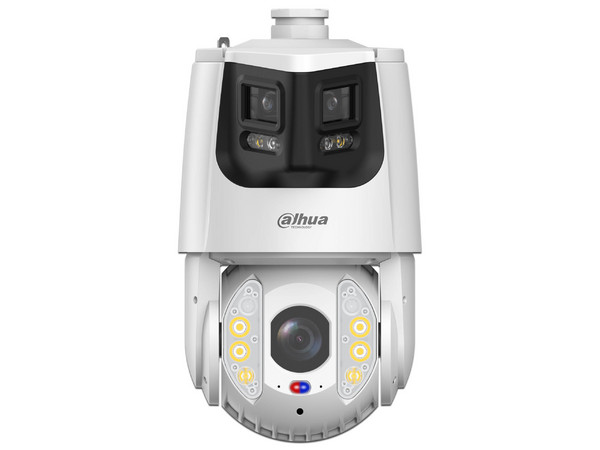 Cámara IP PTZ Dahua X-Spans DH-SDT6E432-8P-MB-A-PV1 de 8MP + 4MP (4096 x 1860 y 2560 x 1440), Lente Principal de 2.8mm, IR de Hasta 250m, IP66, IK10, Ranura para Tarjeta MicroSD. Color Blanco.