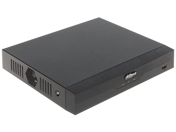 DVR Pentahíbrido Dahua DH-XVR5104HS-I3 de 4 Canales y 2 adicionales IP, hasta 5MP Lite, 1 Puerto SATA para Disco Duro de hasta 6TB (No incluido).