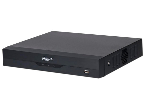 DVR Dahua DH-XVR5108HS-I3 de 8 canales 5MP Lite y 4 Canales IP, 1 Canal de Reconocimiento Facial, 1 Puerto SATA de hasta 10TB (Disco Duro No Incluido).