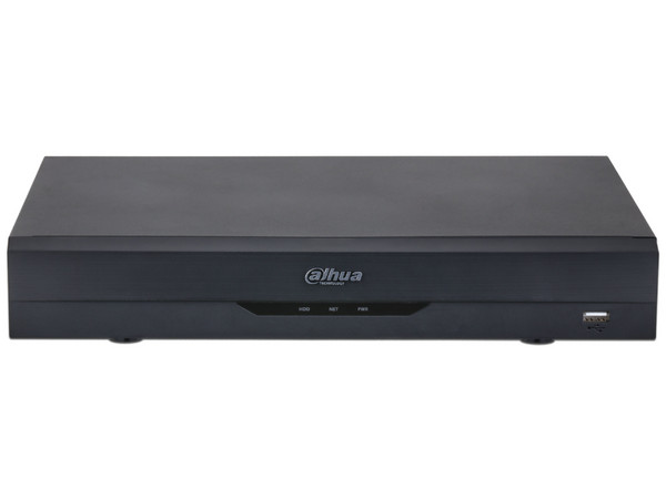 DVR Dahua DH-XVR5116HE-4KL-I3/T de 16 Canales, Hasta 4K (3840 x 2160), Entradas y Salidas de Alarma. Color Negro.