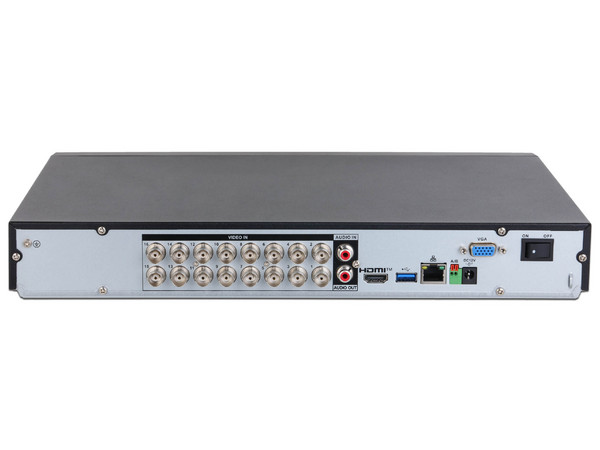 DVR Pentahíbrido Dahua DH-XVR5216AN-4KL-I3/T de 16 Canales 4K WizSense, 32 Canales IP, 2 Puerto SATA para Disco Duro de hasta 16TB (No incluido).