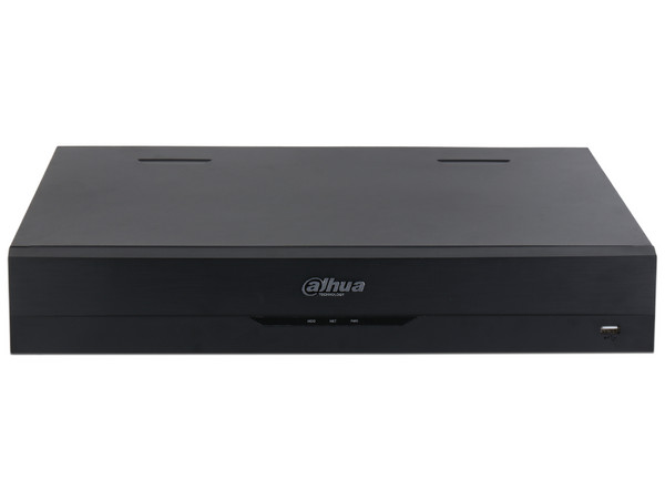 DVR Dahua DH-XVR5432L-4KL-I3 de 32 Canales 4K y hasta 32 Canales IP, 2 canales de reconocimiento facial, 4 Puerto SATA para Disco Duro de hasta 10TB (No incluido).