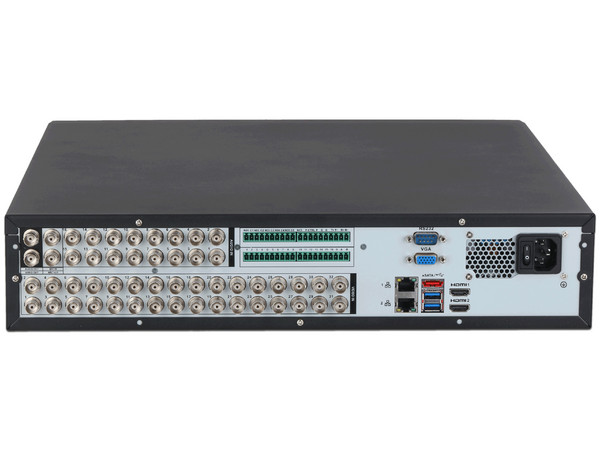 DVR Dahua XVR5832S-I3 de 32 Canales y 2 Canales de Reconocimiento Facial, hasta 5MP, 8 Puerto SATA para Disco Duro de hasta 16TB (No incluido).