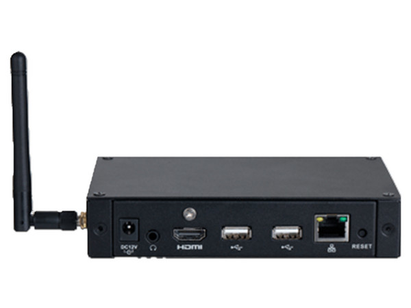Caja de Control Multimedia Dahua DHI-DS04-AI400 para Señalización Digital, Compatible con Software MPS para Administración. Color Negro