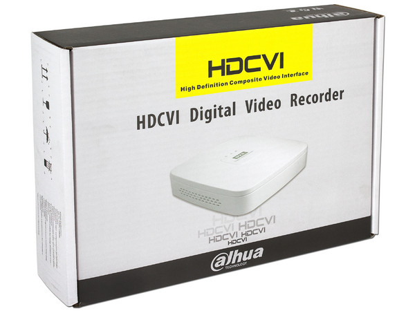 DVR TRI-Hibrido Dahua DHI-HCVR4104C-S2-N con grabación analógica, IP y HDCVI. Color Negro.