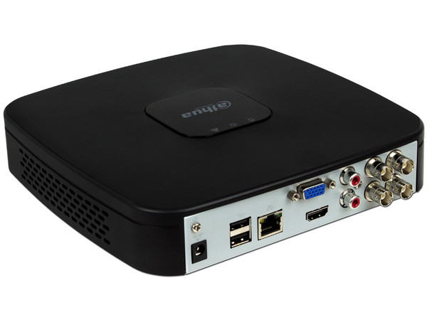 DVR TRI-Hibrido Dahua DHI-HCVR4104C-S2-N con grabación analógica, IP y HDCVI. Color Negro.