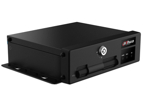 DVR Móvil Dahua MHVR8004-GFWI de 4 Canales 1080p para monitoreo de conductor y carretera.
