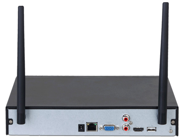 NVR Dahua DHI-NVR1108HS-W-S2-CE de 4 MP, 8 canales, Salida de video HDMI, VGA, no incluye disco duro, Color Negro.