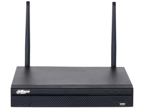 NVR Dahua DHI-NVR1108HS-W-S2-CE de 4 MP, 8 canales, Salida de video HDMI, VGA, no incluye disco duro, Color Negro.