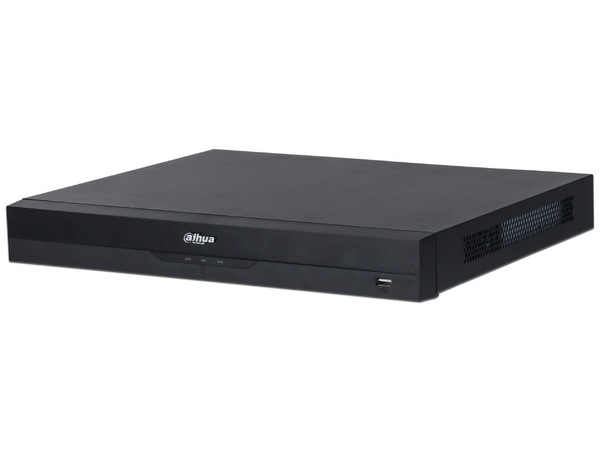 DVR Dahua DHI-NVR2216-16P-I2 de 16 canales IP de 8MP, 16 puertos PoE, WizSense, 4k Con IA, 2 Puertos SATA de hasta 10TB (Disco Duro No Incluido).