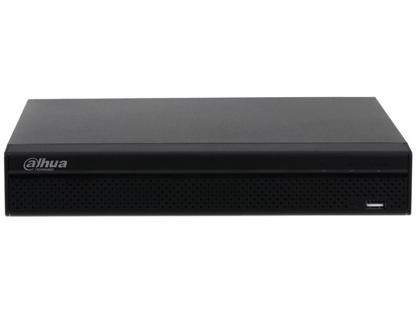 NVR Dahua IP NVR4108HS-8P-4KS2/L, de 8 canales de video 4K, 8 Puertos PoE, H.265, soporta hasta 10TB (No incluido).