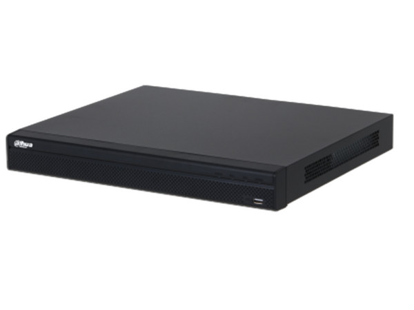 NVR Dahua DHI-NVR4208-8P-4KS3 de 8 Canales IP,  8 Puertos PoE, Soporta Cámaras WizSense, Color Negro.