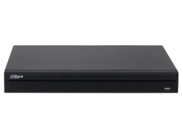 NVR Dahua DHI-NVR4208-8P-4KS3 de 8 Canales IP,  8 Puertos PoE, Soporta Cámaras WizSense, Color Negro.