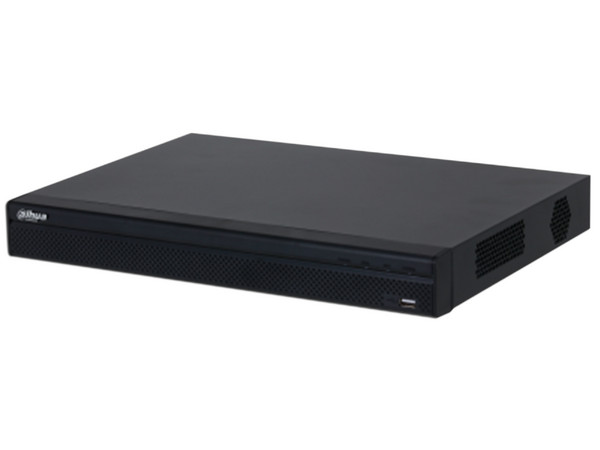 NVR Dahua DHI-NVR4216-4KS3 de 16 canales 8MP, 4K, Smart H265+ y Smart H.264 +, 2 puertos para Discos Duros 20TB (No incluido).