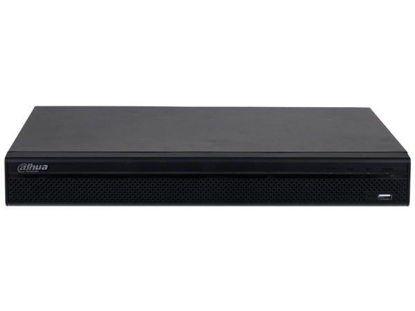 NVR Dahua DHI-NVR4232-4KS2/L de 32 canales 4K, 160Mbps, H.265+, 2 bahías de discos duros (No incluye disco duro). Color negro.