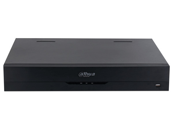 DVR Dahua DHI-NVR4432-16P-EI de 32 canales IP, H.265+, 16 puertos PoE, no incluye disco duro.