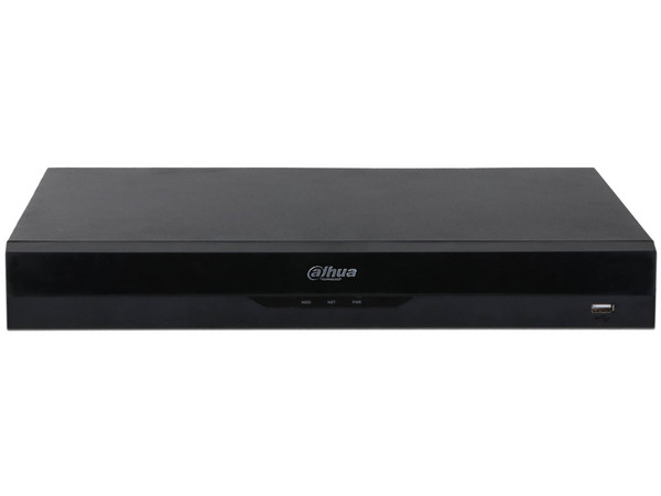 NVR Dahua DHI-NVR5216-16P-EI2 de 16 Canales, HDMI, 2 puertos SATA, Soporta hasta 40TB ](Discos No Incluidos). Color Negro.