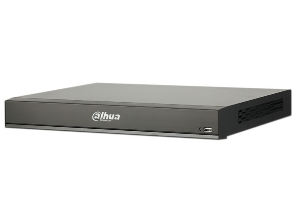 NVR Dahua IP DHI-NVR5216-8P-I/L de 16 Canales de Video 4K, 8 Puertos PoE, H.265+, 2 Bahías de Disco Duro, Soporta hasta 10TB por cada Disco (No incluidos).