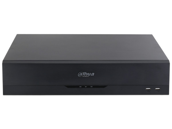 NVR Dahua DHI-NVR5816-EI2 IP WizSense de 16 Canales 8K, RJ45, H.265+, Entrada de 384 Mbps, 8 bahías de discos duros (No incluye disco duro), Color Negro.