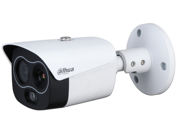 Cámara de Vigilancia IP Mini Térmica Dahua DHI-TPC-BF1241-B7F8-DW-S2 de 4MP, IR hasta 30m, Funciones IA. Color Blanco.
