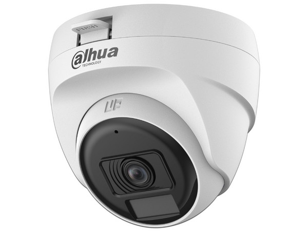 Cámara Tipo Domo Dahua DHT0300079 de 2MP (1920 x 1080), Lente de 2.8mm, IR hasta 20m. Color Blanco.