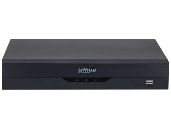 DVR Dahua DHT0370030 de 16 Canales y 8 Adicionales IP, 5MP Lite, H.265+, 1 Bahía para Disco Duro (No incluido).