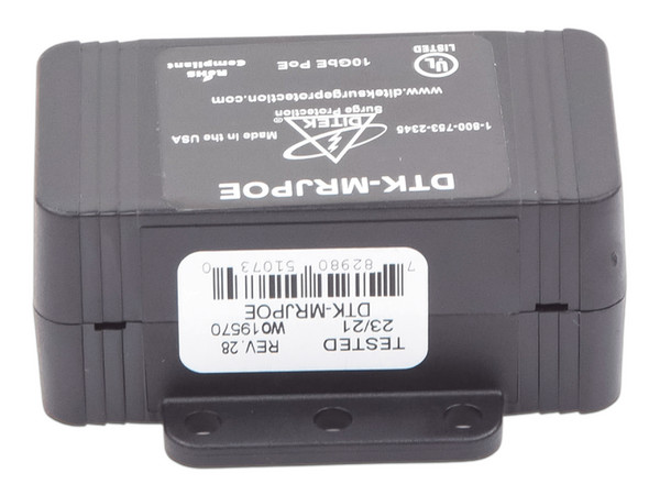 Protector Contra Sobretensiones Dahua DTK-MRJPOE, PoE/HiPoE hasta 10 GbE, para Cámaras IP PoE, WAP, Control de Acceso e Iluminación PoE.
