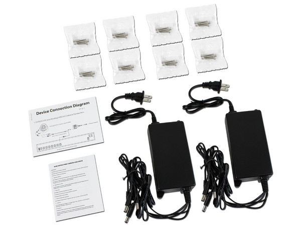 Kit de seguridad Trihibrido Dahua con DVR y 8 cámaras tipo bullet.
