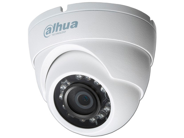 Cámara de vigilancia tipo domo Dahua HDAW1100M28S2 de 1MP, 720p con tecnología Luz IR hasta 30m.
