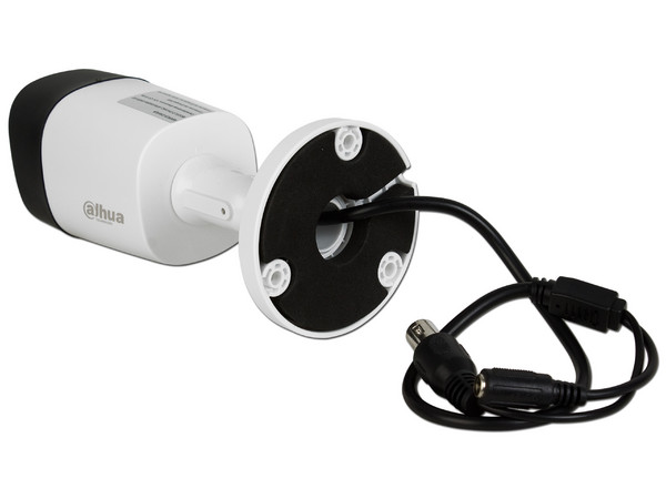 Cámara Bullet de vigilancia Dahua HFW1000RN de alta definición 720p con luz IR de hasta 15m, resistente al agua.