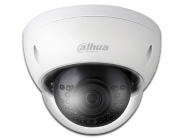 Cámara IP de vigilancia tipo Domo Dahua IPC-HDBW1020E de 1MP, IR hasta 30m, IP67.
