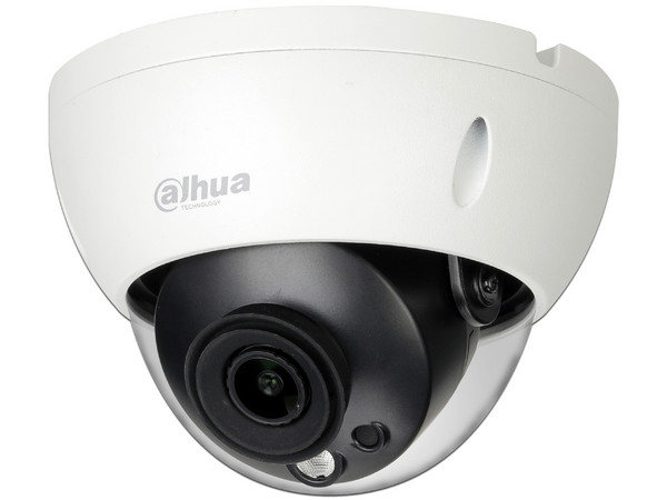 Cámara IP de vigilancia tipo Domo Dahua IPCHDBW1831R40 de 8MP, IR hasta 30m, IP67, IK10.