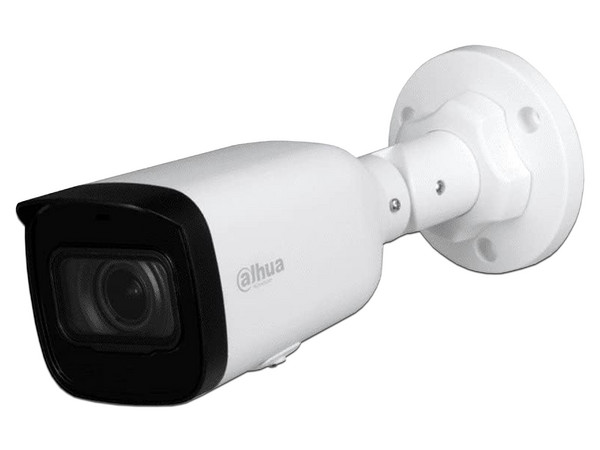 Cámara de Vigilancia tipo Bala Dahua IPC-HFW1230T1N-ZS de 2MP (1920 x 1080), IR hasta 50m, IP67, Soporta MicroSD hasta 256GB (No incluye memoria).