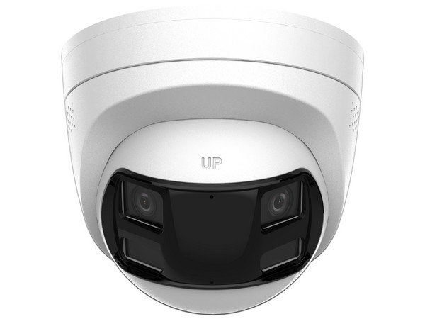 Cámara IP Tipo Torre Dahua IPC-T280HAD-LUF/SL de 8MP (4256 x 1888), Lente de 2.8mm, IR hasta 30m, IP67, Micrófono y Bocina Integrados, Color Blanco.