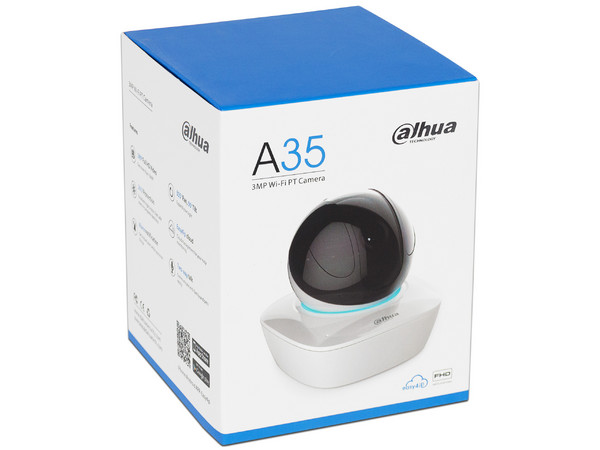 Cámara IP de vigilancia tipo Domo Dahua IPCA35 de alta definición 1080p, 3MP, Visión nocturna.