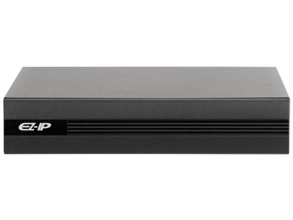 NVR Dahua EZIP NVR1B04HC4P de 4 Canales IP +PoE, H265+, H264+, Soporta Cámaras de hasta 6MP, 1 puerto SATA para Disco Duro de hasta 4TB(No Incluido).