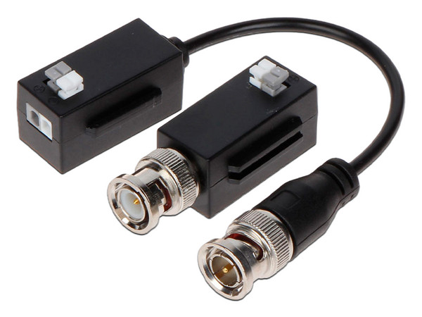 Transceptores Pasivos Dahua PFM800B-4K, hasta 4K, HDCVI/AHD/TVI/CVBS, Color Negro. Paquete con 2 piezas.