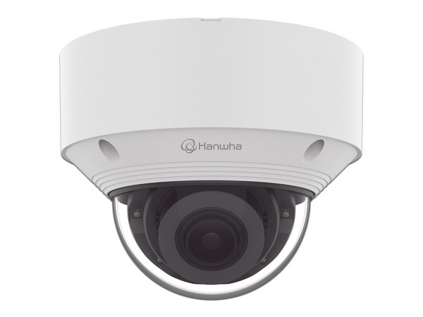 Cámara IP de Vigilancia Tipo Domo Hanwha QNV-C9083R de 8MP, IP66, IK10, IR Hasta 30m.