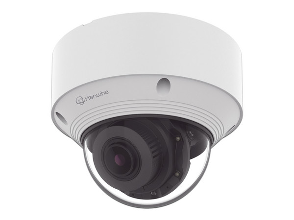 Cámara IP de Vigilancia Tipo Domo Hanwha QNV-C9083R de 8MP, IP66, IK10, IR Hasta 30m.