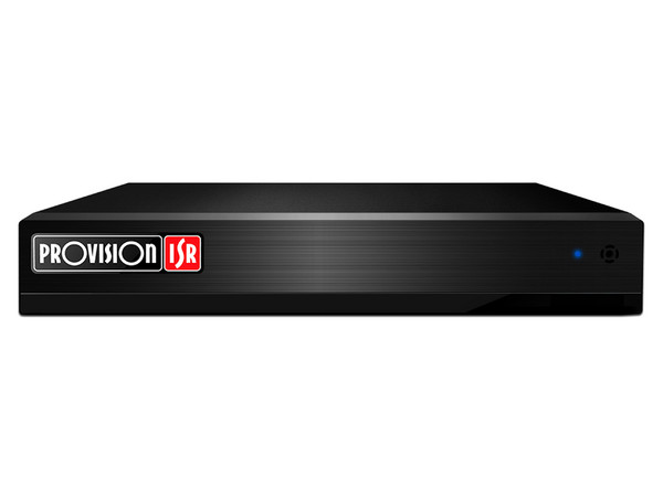 DVR Provision ISR SH-4100A5S-2L(MM) con 4 canales AHD y 2 canales IP. Color negro.