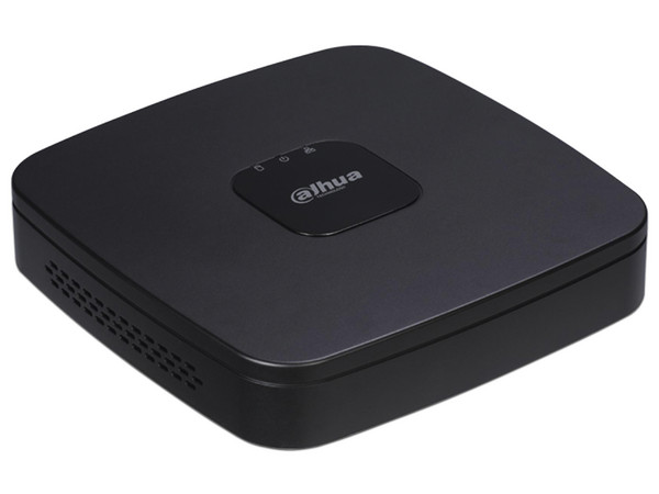 DVR Dahua de 4 canales penta-híbrido con grabación HDCVI /AHD/TVI/CVBS/IP, Smart audio HDCVI, Color Negro.