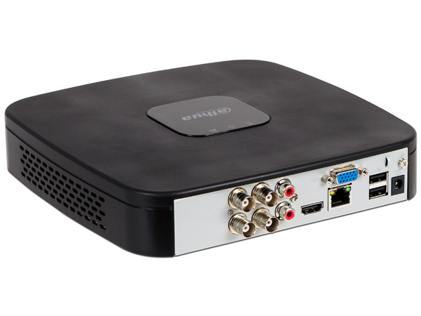 DVR pentahíbrido Dahua XVR4104CNX de 4 canales, 1080p, P2P, HDMI, VGA.