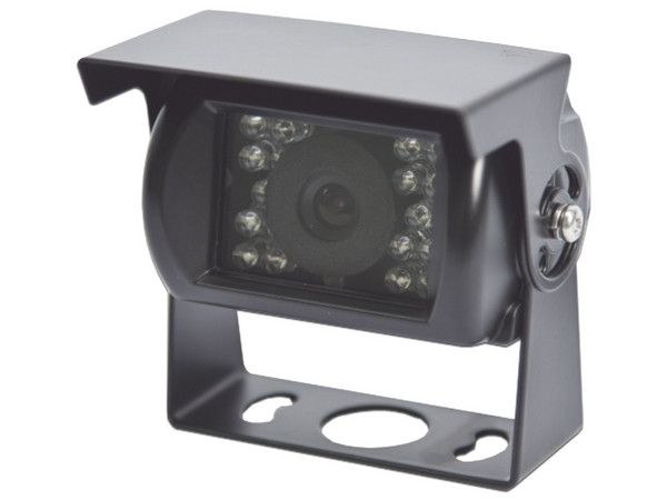 Cámara Analógica Exterior Ecco C2013B, Kit Sistema Reversa Vehicular K7000B, CMOS Infrarroja, 18 LED, Montacargas, Alta Calidad de Imagen, Color Avanzado.