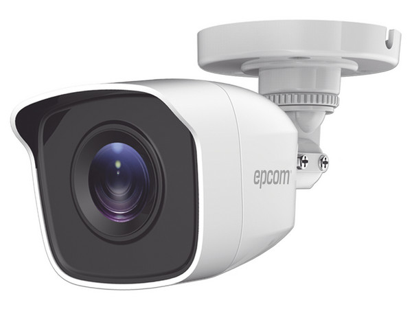 Cámara de Vigilancia tipo Bala Epcom B8-TURBO-G2P de 2MP, Lente 2.8mm (1920 x 1080p), IR de hasta 20m, IP66. Color Blanco